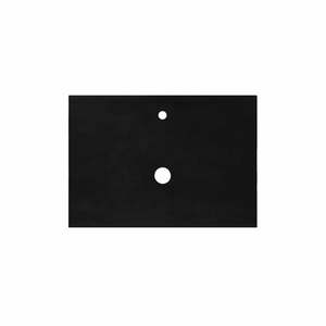 Solid Surface Plain Black Otti Top 600-1500mm