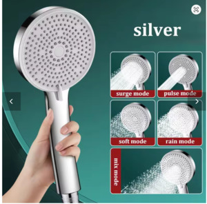 Shower Slide Rose: Shower Head Handheld Round