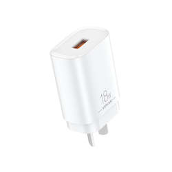 Home Charger: 18W USB Fast Charging Wall Charger QC 3.0