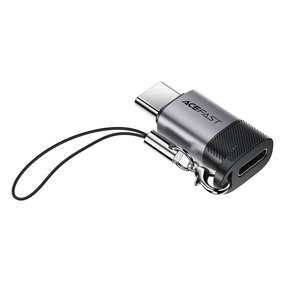 Acefast: Premium Nylon Braided Lightning to USB-C Adapter | 60W Fast Charging & Data Sync Dongle (J19)