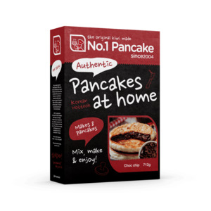 Products: No.1 Pancake Mix – Choc Chip (712g)
