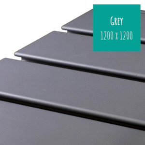 Wall Mounted Slatwall Panel Packs: Grey Slatwall Panel Pack