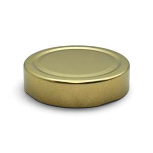 Twist Caps 1: 70mm Gold Deep Dish Lid
