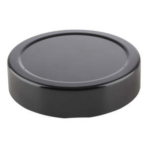 Twist Caps 1: 70mm Black Deep Dish Lid