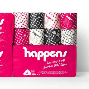 General Packaging: Happens Toilet paper  - 32 rolls per carton