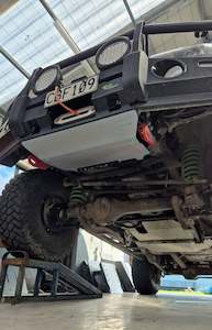 Bash Plate: Toyota Landcruiser 80 Series Ironman Bullbar Front Guard