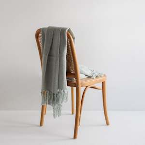 Throws: Richmond Wool Blend Throw - Glacier