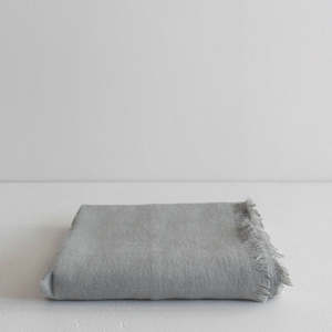 Throws: Salina Linen Throw- Mist
