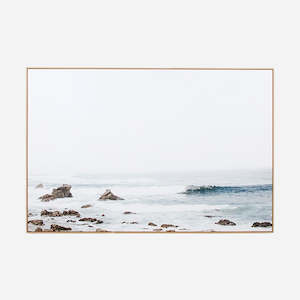 Pacific Waves Framed Canvas