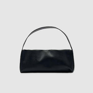 Harlow Slouch Baguette Bag - Black Nappa