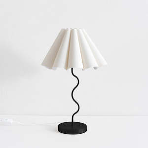 Gifts For Them: Cora Table Lamp - Black/Natural