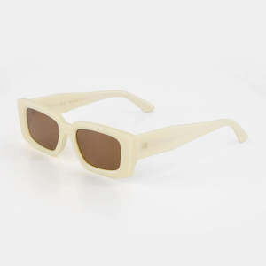 Eyewear: Goldie Sunglasses - Ivory