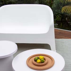 Outdoor: Snug 2 Seater Sofa - White