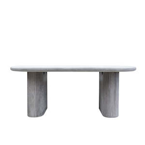Outdoor: Sana Outdoor Concrete Table - Grey