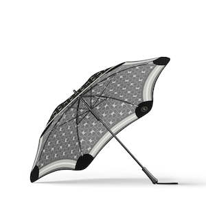 Umbrellas: Karen Walker x Blunt Metro - Black Monogram