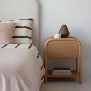 A C Furniture: Noah Bedside Table - Natural Oak