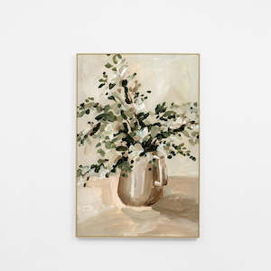 Art Prints: Botanic Décor Framed Canvas