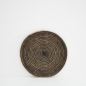 The Christmas Table: Round Placemat - Black