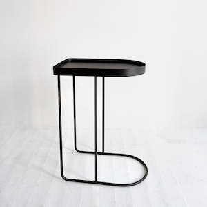 Living Room Furniture: Lana Side Table - Black