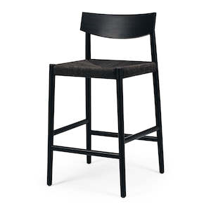 Dining Furniture: Isaac Cord Barstool - Black