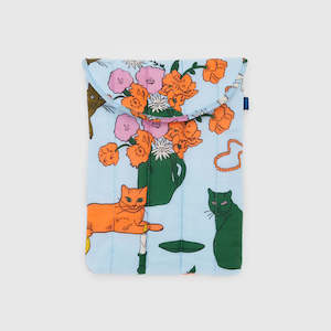 Thoughtfully Collection: Puffy Laptop Sleeve 13" - Go Cats