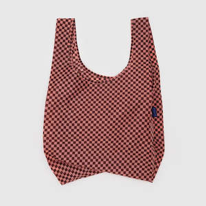 Thoughtfully Collection: Reusable Bag - Pink Brown Check