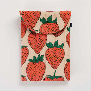 Thoughtfully Collection: Puffy Laptop Sleeve 16" - Strawberry