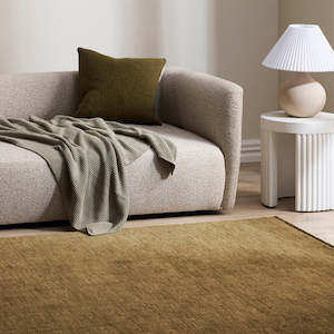 Home Comforts: Sandringham Floor Rug - Moss