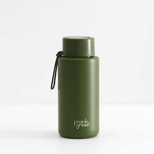Ceramic Bottle - Khaki