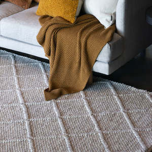 Living Room Rugs: Dakota Floor Rug - Natural Straw