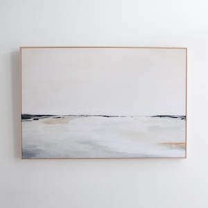 Distant Tide Framed Canvas