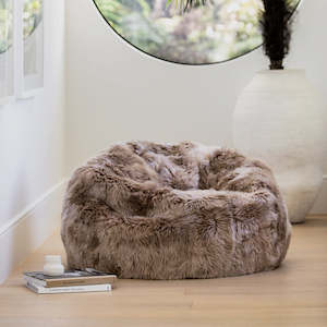 New Zealand Wool Sheepskin Beanbag - Nappa
