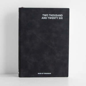 2026 A5 Daily Suede Diary - Onyx