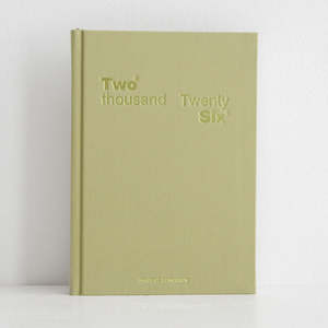 New Zealand Design 1: 2026 A5 Weekly Diary - Matcha