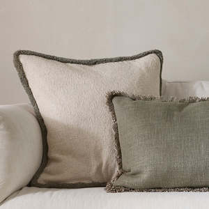 Cushions: Darcy Sage Cushion - Sage