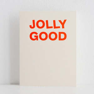 Greeting Cards: Jolly Good