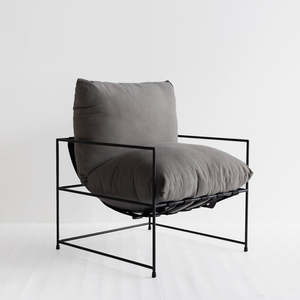Seating: Kara Swing Chair - Grey
