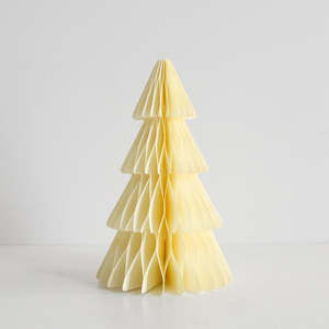 Standing Tree Decoration 30cm - Cream