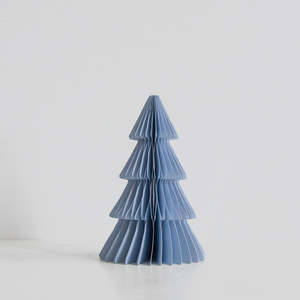 Standing Tree Decoration 20cm - Sky Blue