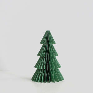 Support Local Business: Standing Tree Decoration 20cm - Meadow Green