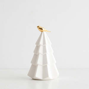 Christmas Tree with Gold Dove