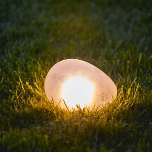 Gifts Under 100: Solar Glass Pebble - Large