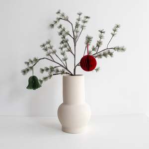 Frosted Pine Branch with LEDs