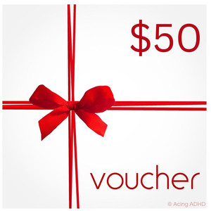 Products: Gift Voucher Acing ADHD
