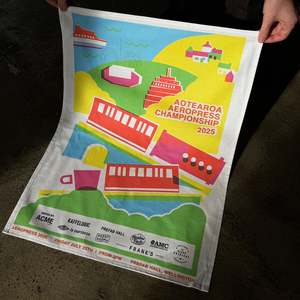 Tea Towel - Aotearoa AeroPress Champs 2025