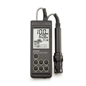 Electrochemical Dissolved Oxygen: HANNA HI 9147-04 Dissolved Oxygen / °C - Meter. Galvanic DO Probe