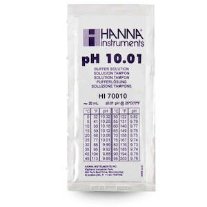 Ph Buffers: HANNA HI 70010P  10.01 pH Buffer Solution (25) 20 mL sachets
