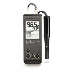 HANNA HI 9142 Dissolved Oxygen / °C - Meter. PolargrapHANNA HIc Probe