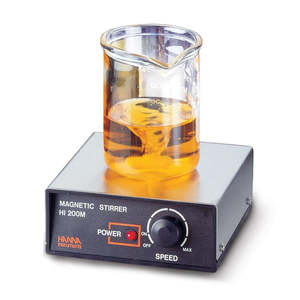 HANNA HI 200M-2  Mini Magnetic Stirrer with Speedsafe with stainless steel cover