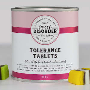 Sweet Disorder: Tolerance Tablets' Liquorice Allsorts Candy - 150g